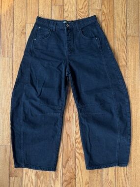 Free People Good Luck Mid-Rise Barrel Jeans NWOT